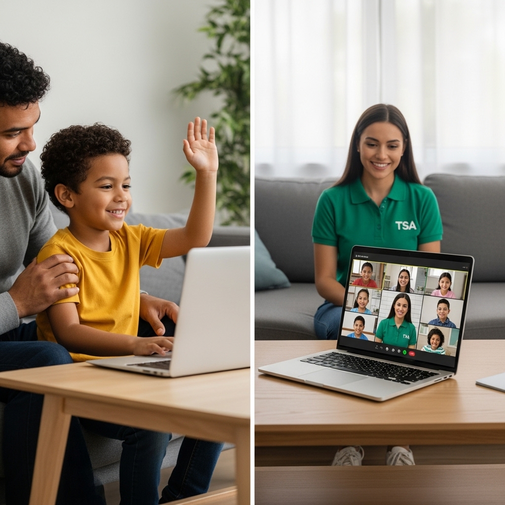 The Connection of a Real Classroom, From the Comfort of Home.